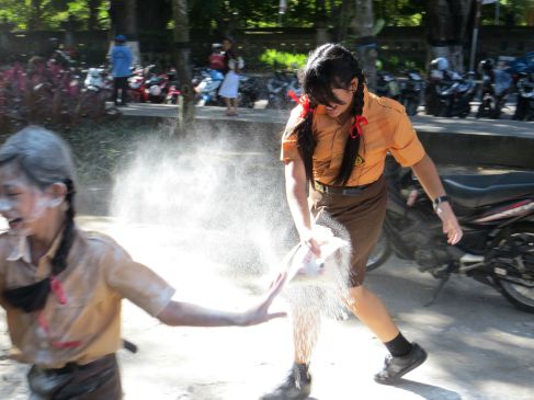 denpasar bali street indonesia