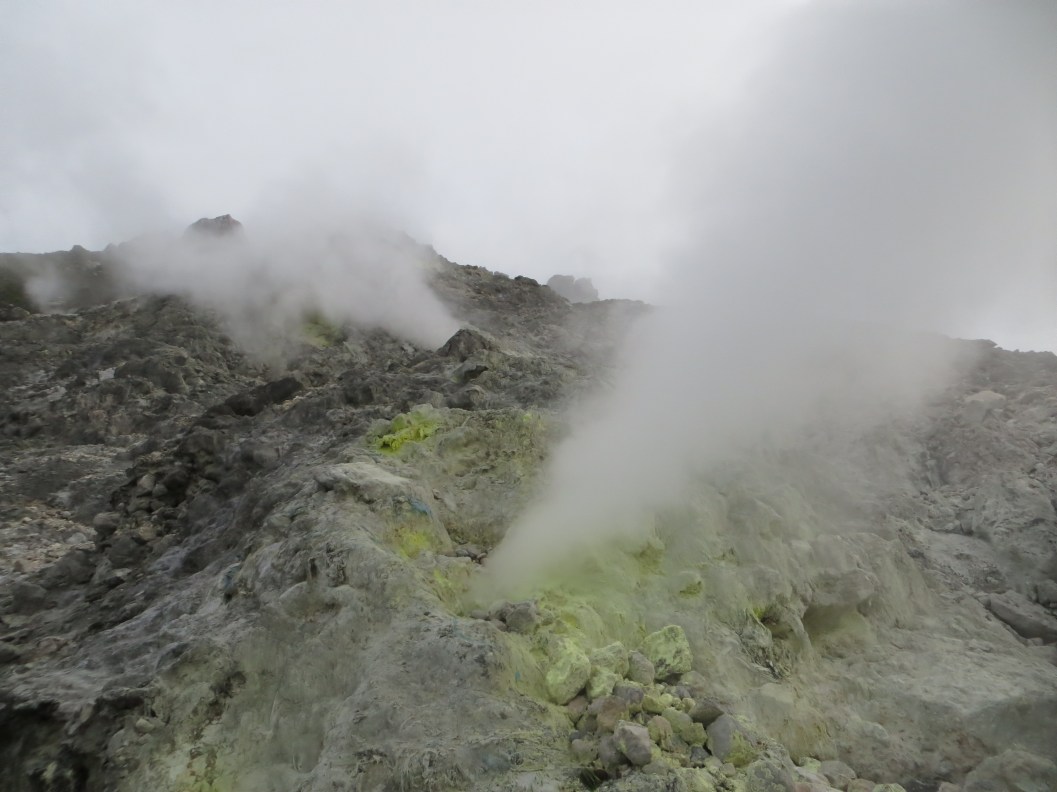 Climbing Mount Sibayak Sumatra Indonesia