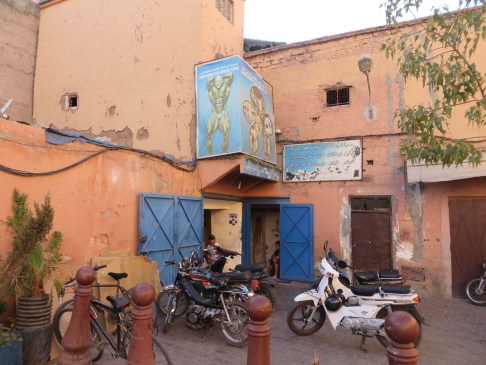 Gym in Marrakech, Morocco.