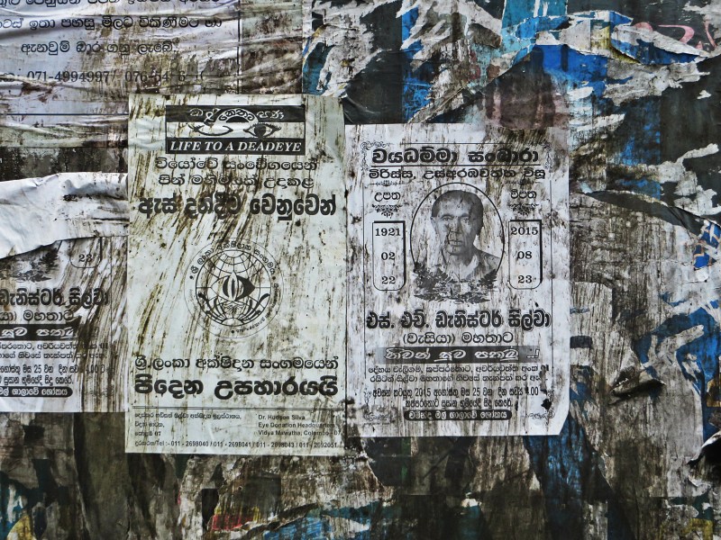 sri lankan death notices
