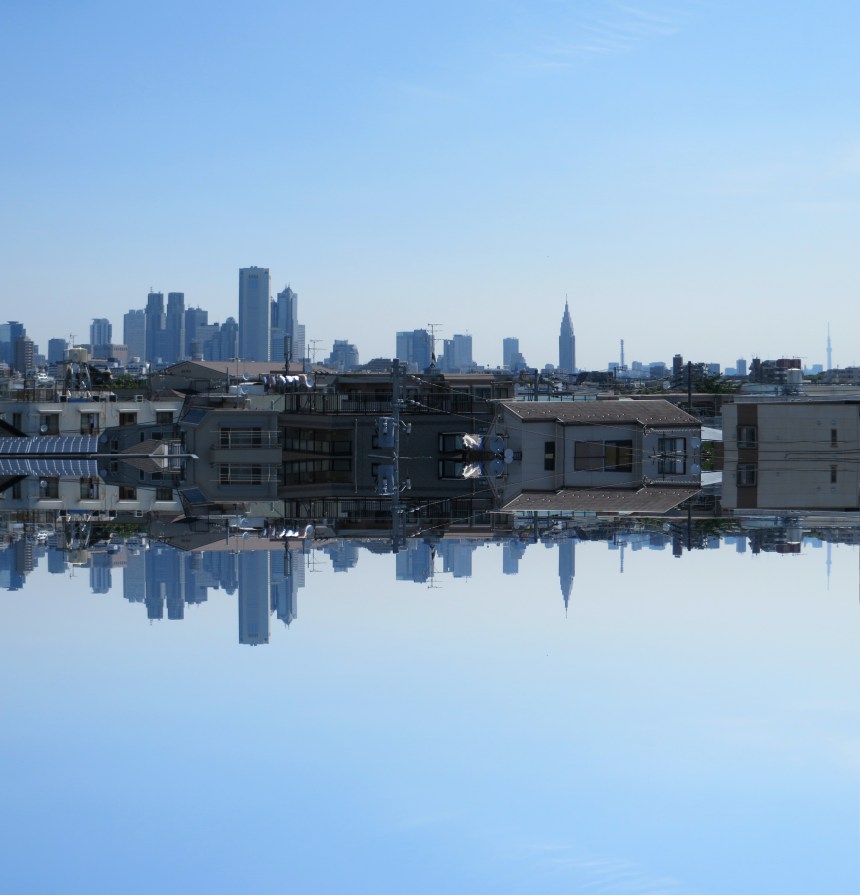 shinjuku reflection