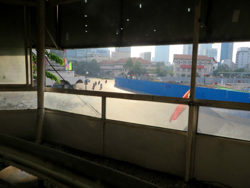 Textures. Street below. Saigon