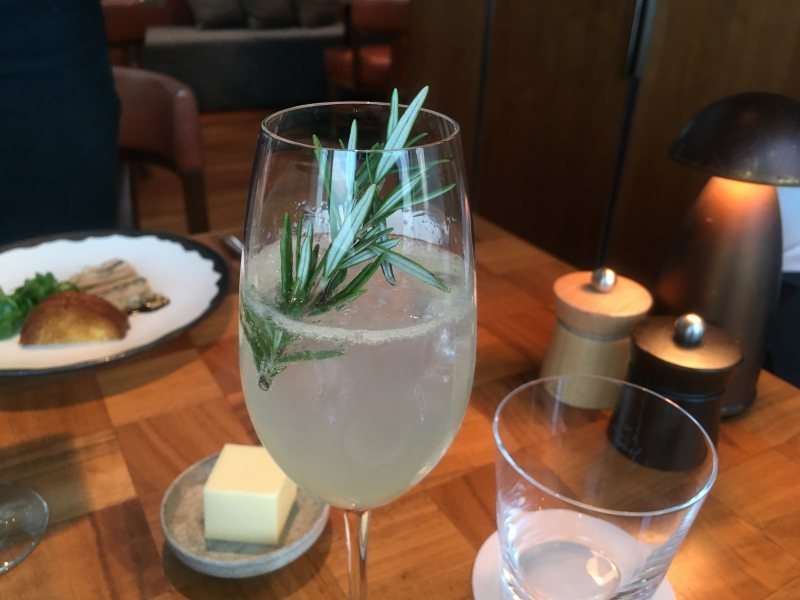 Andaz Tavern Tokyo welcome drink