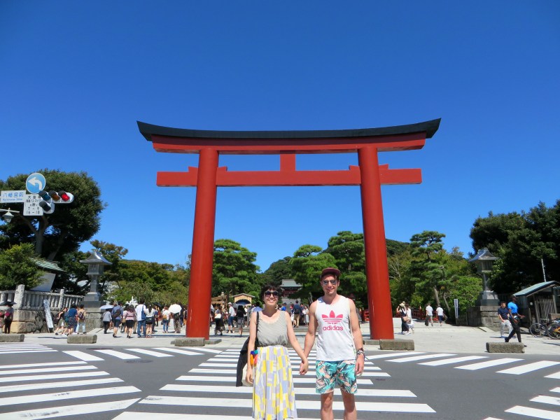 Blue skies in Kamakura