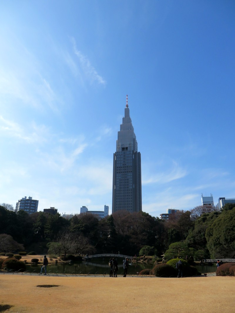Shinjuku gyoen winter 1