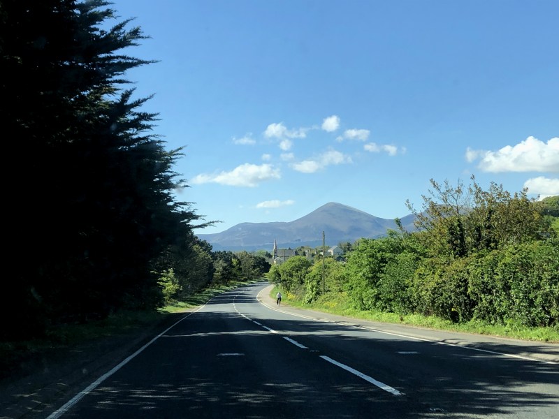 Driving to the Mounr Mountains