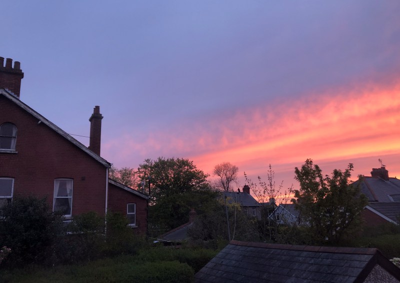 sunset bangor county down northern ireland