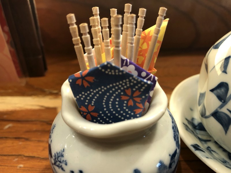 Cute toothpicks origami