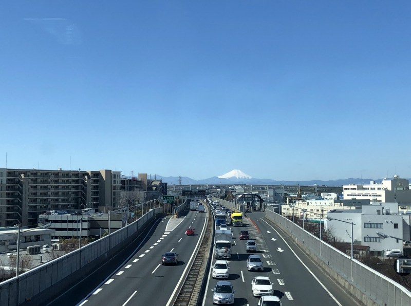 4. Kanazawa trip Fuji from train